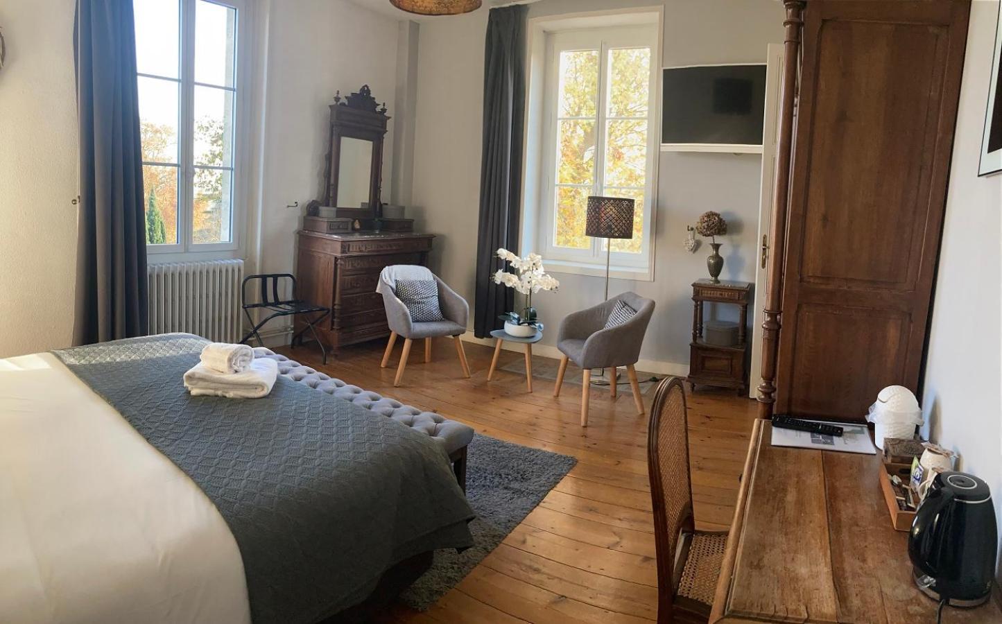 Chateau Marith - Etablissement Climatise Avec Piscine 호텔 Clairac  객실 사진